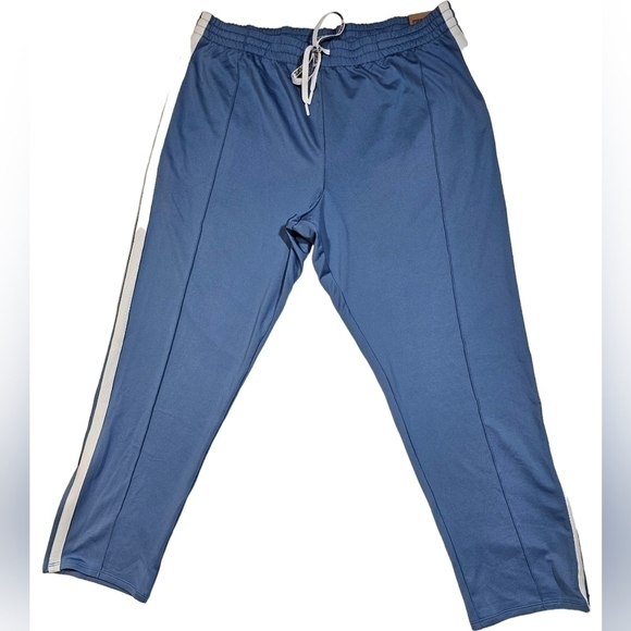 Victoria's Secret PINK Active Track Pants Drawstring Elastic Waist Blue XL - Picture 9 of 12